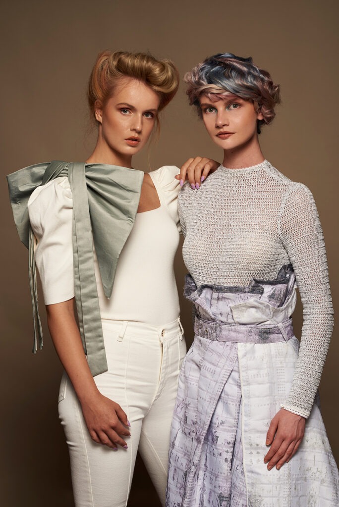 Final result of the Top Hair Benelux shoot with Ivonne Martens, Studio Taupe